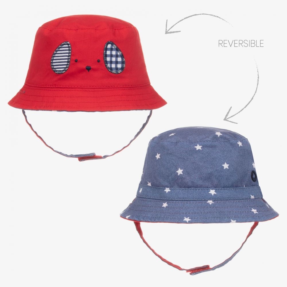 Mayoral Newborn RED & BLUE BABY SUN HAT